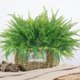 thumbnail image 2 of 12PCS Artificial Fern Stem Green Plants Long Lasting Easy to Care Fake Plants for Wall House Room Patio Decor, 2 of 5