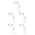 thumbnail image 1 of Wosthever Control de línea alimentado por USB, luz LED de cultivo para interior, sótano, flor, suculenta, temporizador regulable, lámpara de 1 cabeza de luz solar 5piezas, 1 of 6