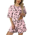 thumbnail image 1 of Icvfdpl Womens Pajama Sets Ladies Fashion Solid Color Loose Shorts Set Nightwear M, 1 of 7