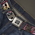 thumbnail image 2 of Buckle-Down Belt, Seatbelt Buckle Belt, Dead Men Tell No Tales Pink, Youth 22 to 32 Inches, 2 of 9