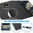 thumbnail image 5 of Japanese Ocean Waves Large Gaming Mouse Pad,Waterproof Desk Mat for Desktop,Non-Slip Rubber Base Mousepad with Stitched Edges for Laptop Office and Home 35.4X15.7 Inch, 5 of 7