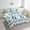 Teal White, variant on 7-Piece Bohemian Dreamcatcher Bedding Twin Size Hippie Aztec Comforter Set,Teal Ombre Bedding Comforter Sets Blue Butterfly Bed in a Bag,Watercolor Gradient Bedding