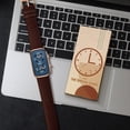 thumbnail image 7 of Men’s Vintage Quartz Watch Rectangular Dual-Dial Design with Dual Time Zone,Waterproof Man Watch with Leather Strap, Perfect for Travel & Business, 7 of 7