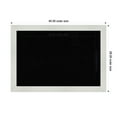 thumbnail image 2 of Amanti Art Black Cork Board Framed Mosaic White Bulletin Board 40 in. x 28 in., 2 of 8
