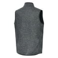 thumbnail image 3 of Men's Antigua Heather Charcoal New Mexico Lobos Fortune Full-Zip Vest, 3 of 3