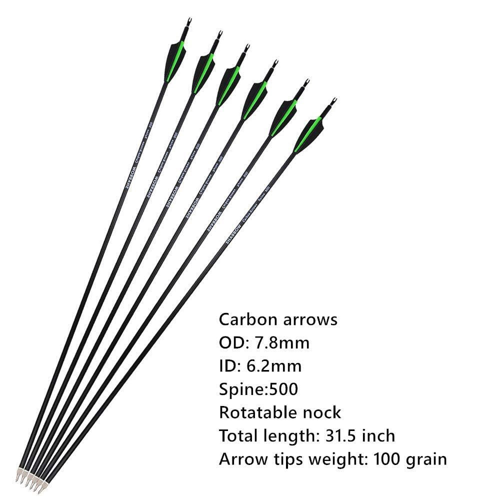 X8 Archery Compound Bow Bag 12pcs Arrow Set 20-70lbs , Right Hand