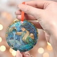 thumbnail image 4 of Aquarius Stained Glass Zodiac SunCatcher LightCatcher Aquarius Gift Window Hanging, Stained Glass Ornament 2025, Holiday Decoration, Seasonal Keepsake Gift, Unique Collectible,, 4 of 5