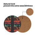 thumbnail image 4 of Xecao Go Surfer for MDF Cork Coaster 4 Pcs,Drink Coasters,Suit for House Warming Gifts New Home ,Coffee Table Decor-Round Shape, 4 of 7
