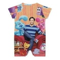 thumbnail image 2 of Blue'S Clues Baby Boy Girl Short Sleeve Romper Clothing Set Print Cartoon Baby Summer One Piece Jumpsuit, 2 of 8
