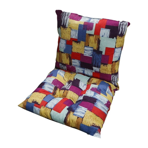 Rkxzt Cushion High Back Chair Cushion Indoor Outdoor All-Weather Rocking Chair Replacement 40x80cm Cotton Multicolor with Straps