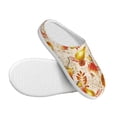thumbnail image 3 of Lsque Autumn With Birds Pattern Womens Comfort Cotton on Scuff With Memory Foam and Anti-skid Sole Slipper-37/38, 3 of 7