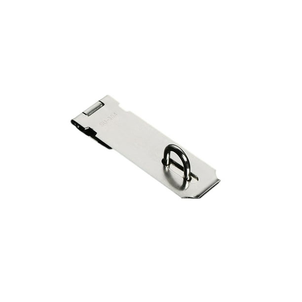 Inteprter Cerradura de candado de acero inoxidable para ventana, armario, buzón, placa de bloqueo, para Hotel, oficina, puerta exterior, cobertizo, Almacenamiento y organización del hogar 5 pulgadas Inteprter HA071053-03
