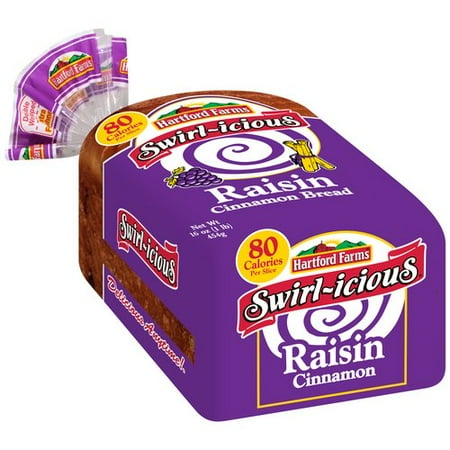 Hartford Farms Swirl-Icious Raisin Cinnamon Bread, 16 oz