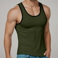 thumbnail image 2 of Ccpelsie Beach Tank Tops Mens Sleeveless Shirts Muscle Workout Tank Top Summer Vacation Shirt(AG,M), 2 of 6