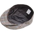 thumbnail image 6 of Plaid Cabbie Newsboy &amp; Ascot Ivy Hat Cap Plaid Solid Gatsby Golf NEW, 6 of 6