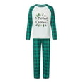 thumbnail image 2 of DuAnyozu Matching Family Pajamas Sets Christmas PJ's Holiday Christmas Deer Printed Sleepwear with Plaid Pants, 2 of 10