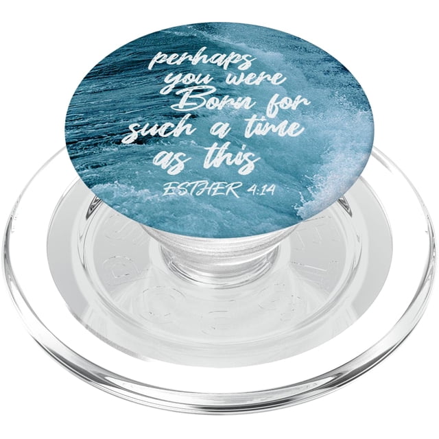 Soporte para teléfono PopSockets PopGrip para MagSafe Esther 4:14 Bible