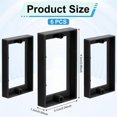 thumbnail image 4 of 6pcs Electric Box Extender, 1/2inch Single Gang Receptacle Outlet Box Extenders Outlet Extension Box, 4 of 5