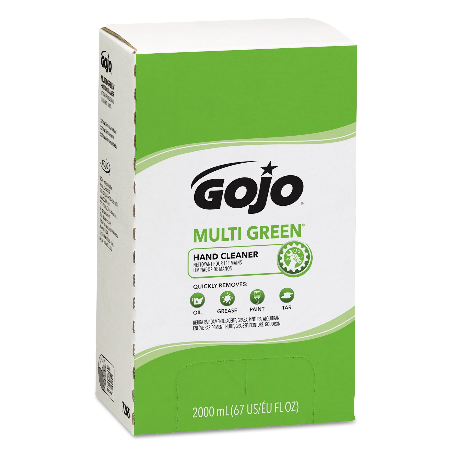 Gojo Multi Green Hand Cleaners, Citrus, BaginBox, 2,000 mL Walmart