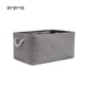 thumbnail image 3 of Moyic Contenedor de almacenamiento plegable para facilitar el acceso y la organización - Organizador de almacenamiento Caja de Almacenamiento y organización del hogar gris (31*21*13), 3 of 6