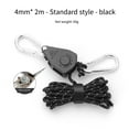 thumbnail image 1 of 4/6mm Reflective Guyline Rope - 2/4/5m Heavy Duty Tent Cord with Pulley, 1 of 4