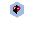 thumbnail image 1 of December Cozy Hug Valentines Day Toothpick Flags Cupcake Picks Party Celebration, 1 of 3