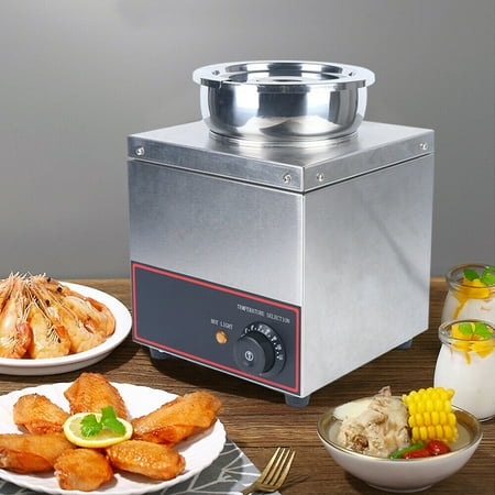 

Mkyiongou Cheese Dispenser with Hot Fudge Caramel Warmer Stainless Steel Heater 30-110
