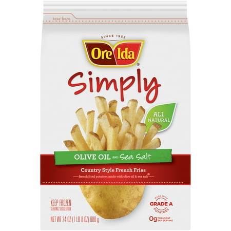 Ore-Ida® Simply Olive Oil & Sea Salt Country Style French Fries 24 oz. Bag