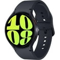 thumbnail image 1 of Samsung Galaxy Watch6 (GPS) 44mm Smartwatch with Heart Rate Monitor - Graphite - Open Box, 1 of 4