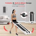 thumbnail image 2 of Tomile Foldable Treadmill 300 lb capacity, Walking Pad for Home, White, 2 of 5