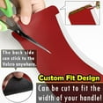thumbnail image 5 of Refrigerator Handle Covers, 6PCS, Leather Kitchen Appliance Handle Covers, Keep Your Fridge Microwave Oven Stove or Dishwasher Clean, Stains Dirty Oils, Timesaver, Kitchen Decor (Pepper Red), 5 of 12