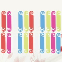 OUNONA 24Pcs Heavy Duty Cable Zip Ties Assorted Colors Fastening Straps for Home, Office, and Outdoor Use