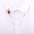 thumbnail image 4 of 3 piezas, broche, insignia, broche de cadena, 4 of 4