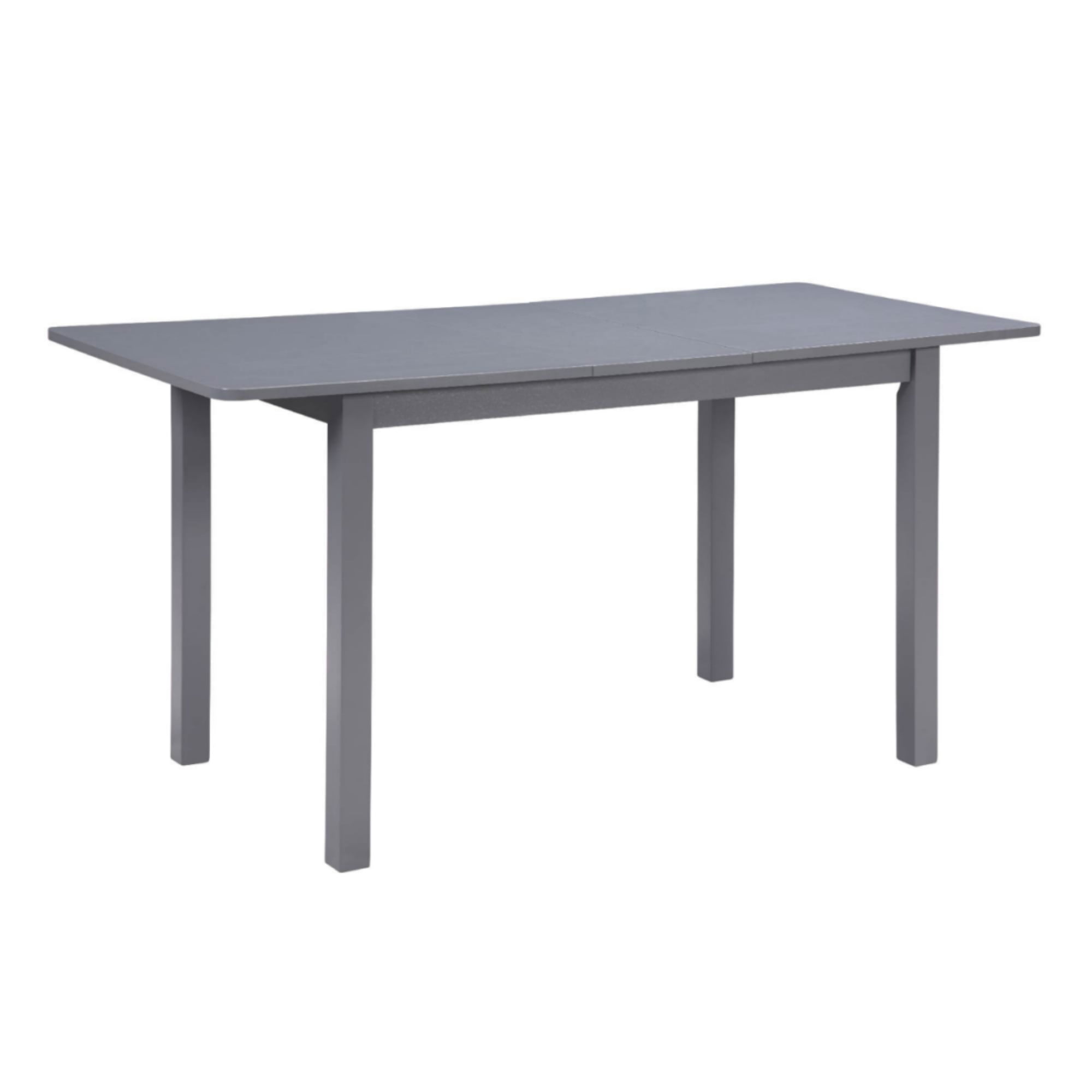 GARITIN 59-Inch Extendable Dining Table for 4-8, Modern Wooden Expandable Kitchen Table with Smooth Sliding Mechanism, Space-Saving Dining Room Table for Small Space Home Living Room Office, Gray