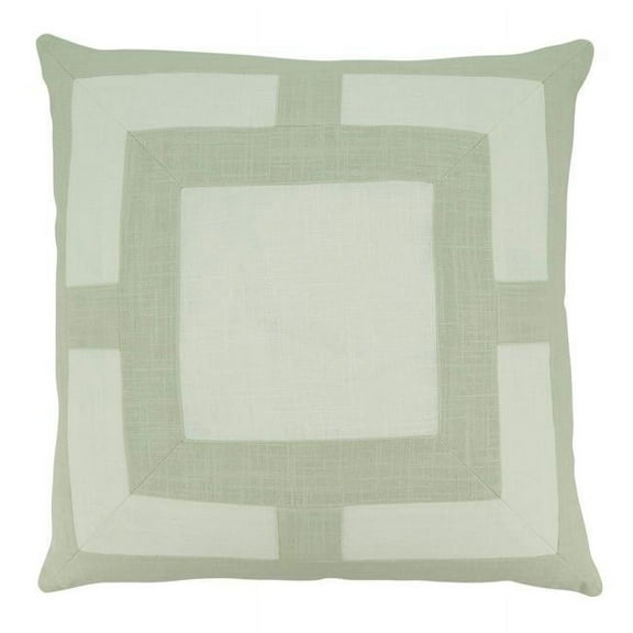 Saro Lifestyle Geometric Poly Filled Throw Pillow