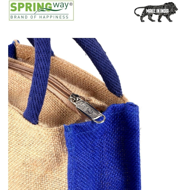 Jute lunch bags for kids sale
