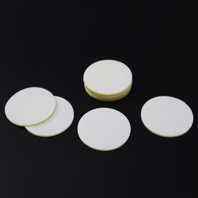 Raindrops 20Set Transparent Double Sided Adhesive Circles Clear for Vehicle Repairs