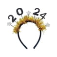 thumbnail image 4 of Diadema de Año Nuevo 2024 Yuyangstore Tocado de año nuevo Oro, 4 of 8