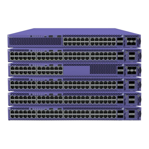 Extreme Networks ExtremeSwitching X465 Series X465-48P - Pack - switch - managed - 48 x 10/100/1000 (poe+) + 2 x 40 gigabit qsfp+ (uplink) - rackable - poe+ (845 W)