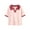 Pink, variant on YLSDY Boys and Girls Solid Patchwork T Shirts Summer Turn Down Collar Button Collared Shirts Short Sleeve Casual Tops Classic Tees Beige 6 Years