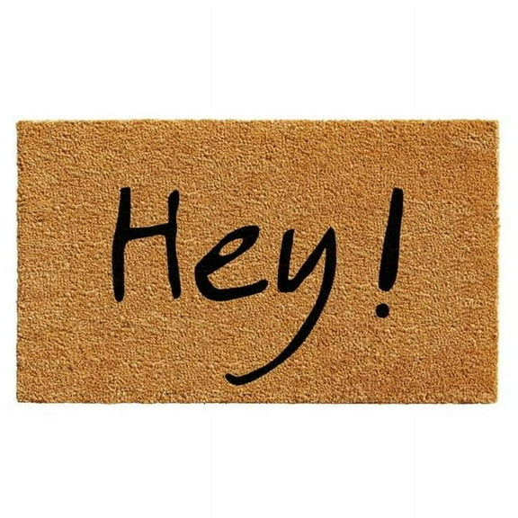 Calloway Mills Hey Natural/Black Outdoor Doormat 17" x 29"