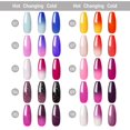 thumbnail image 2 of 8ml Uv Esmalte de uñas Cambio de color Gel Esmalte de uñas Juego de laca Camaleón Temperatura Juego de 10 piezas kaili Sencillez, 2 of 5