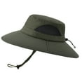 thumbnail image 1 of Sombrero para el sol para hombres y mujeres, impermeable, de ala ancha, plegable, para pesca, senderismo, jardín, safari, playa, 1 of 5