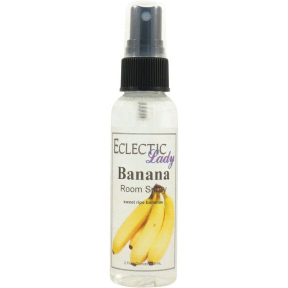 Banana Room Spray by Eclectic Lady (Double Strength), 8 Ounces, Fragrant Aromatic Room Mist For Home, Room, Office