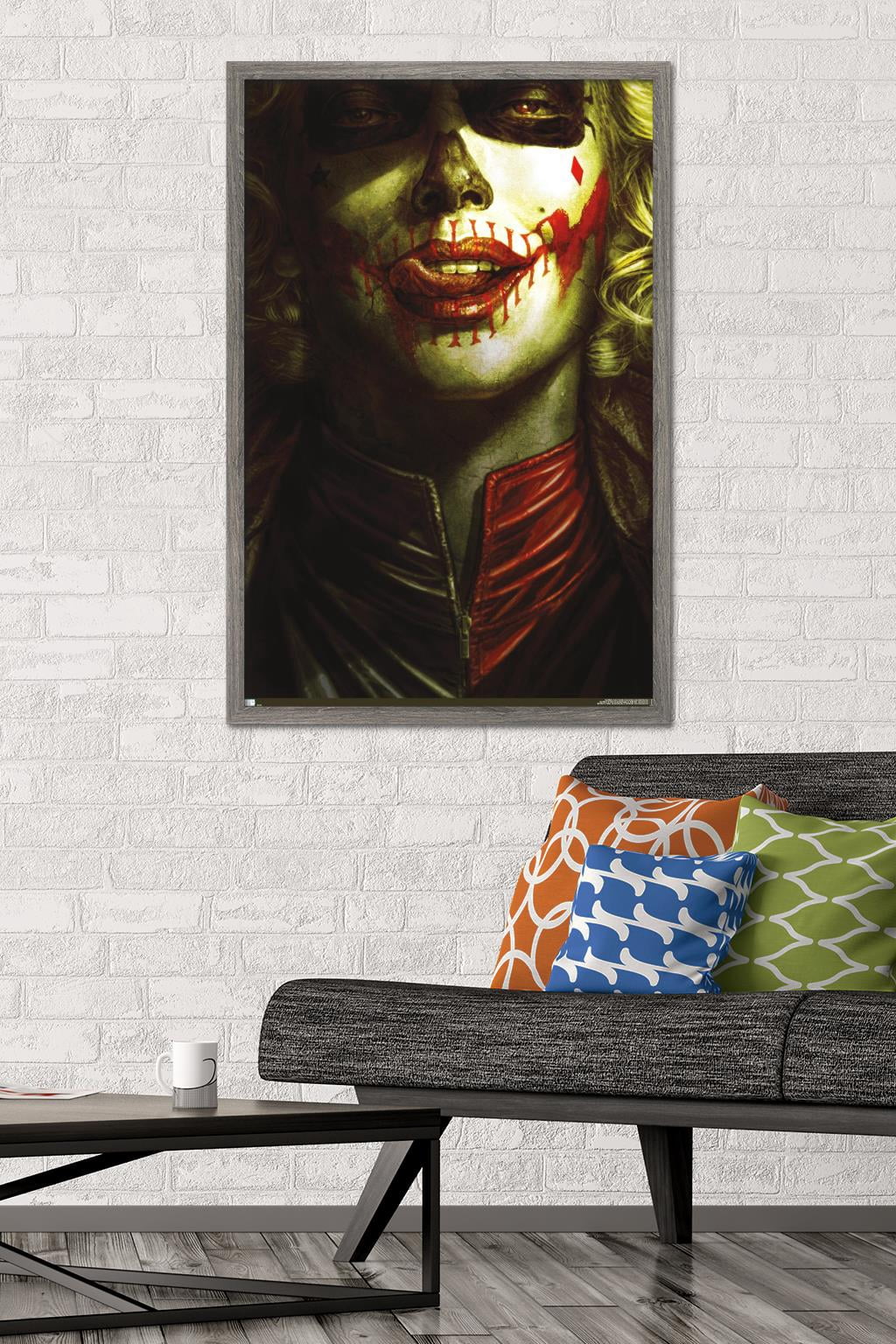 DC Comics - Harley Quinn - Batman: Damned Wall Poster, 22.375" x 34" Framed