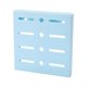 thumbnail image 2 of Porta Cuchillos de Pared, Organizador de Utensilios de Cocina con Ranuras, Estante para Cubiertos con Plástico ABS, 20 x 19.2 x 2 cm para Cocina, Blanco, Azul Cielo, Azul, 2 of 6