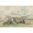 thumbnail image 3 of Willem Anthonie van Deventer 24x17 Black Modern Framed Museum Art Print Titled - Shipyard (1850), 3 of 5