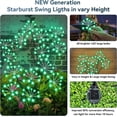 thumbnail image 3 of Solar Garden Lights 2 Pack Waterproof Swaying Starburst Light Solar Outdoor Lights for Yard Patio Walkway Pathway Party Wedding Decoration, Unique Gifts for Women, Green, 3 of 16