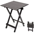 thumbnail image 1 of Mesa de camping plegable SUNNYFEEL: mesa de picnic portátil de aluminio liviana, 18.5 x 18.5 x 24.5 pulgadas para cocinar, playa, senderismo, viajes, pesca, barbacoa, mesas de campamento plegables peq, 1 of 5