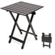 thumbnail image 1 of Mesa de camping plegable SUNNYFEEL: mesa de picnic portátil de aluminio liviana, 18.5 x 18.5 x 24.5 pulgadas para cocinar, playa, senderismo, viajes, pesca, barbacoa, mesas de campamento plegables peq, 1 of 5